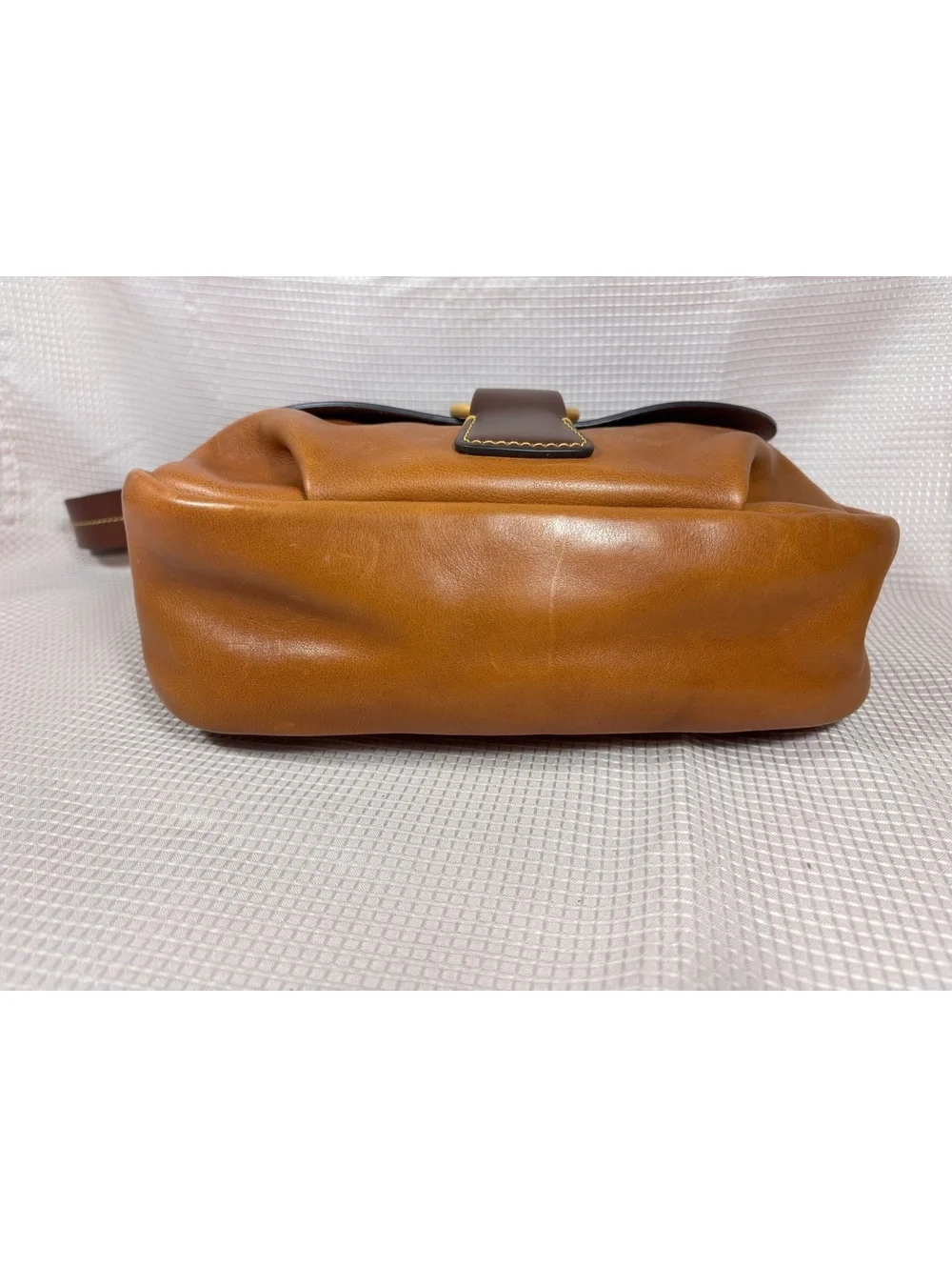 Dooney & Bourke Derby Florentine Large Flap shoulder bag two-tone brown leather